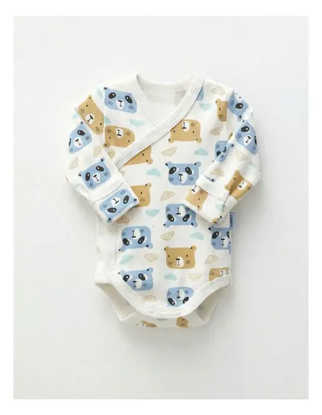 Body ML, Little One Bear, alb-multicolor