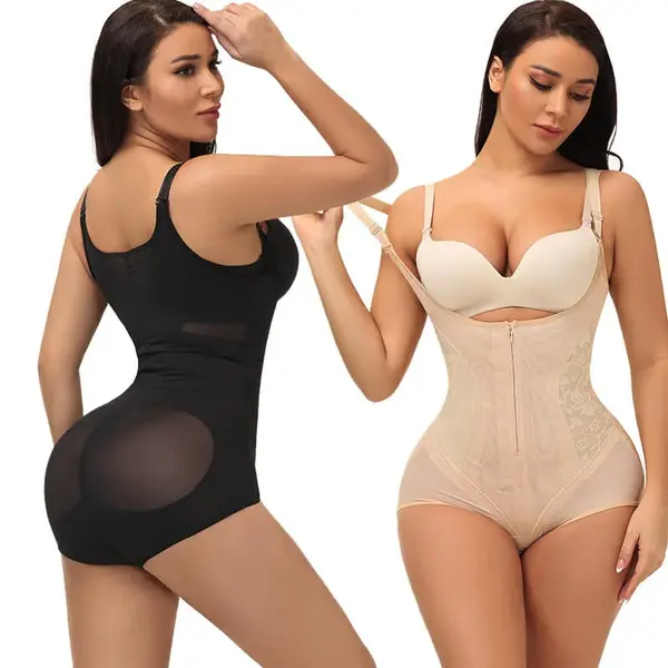 Body modelator talie subtire - negru / XS