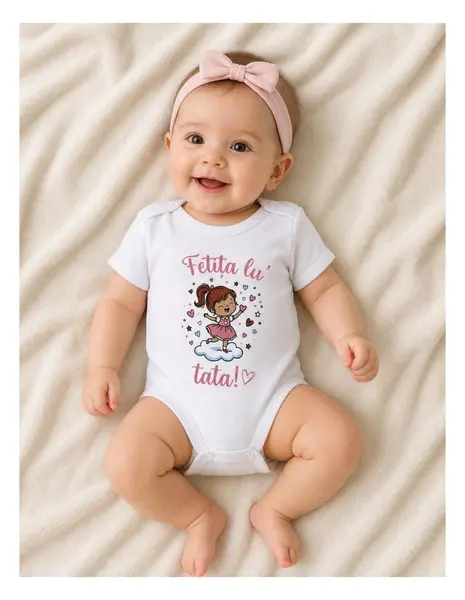 Body MS, Fetita Lu' Tata!, alb-roz