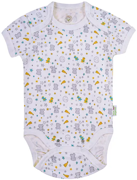 Body pentru bebeluşi Bio Baby - Bumbac organic, 68 cm, 4-6 luni