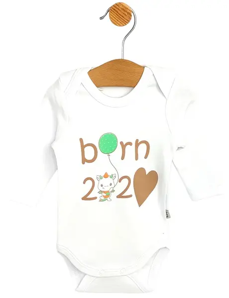 Body pentru bebeluși cu mânecă lungă Rainy - Born, 48 cm, 0 luni