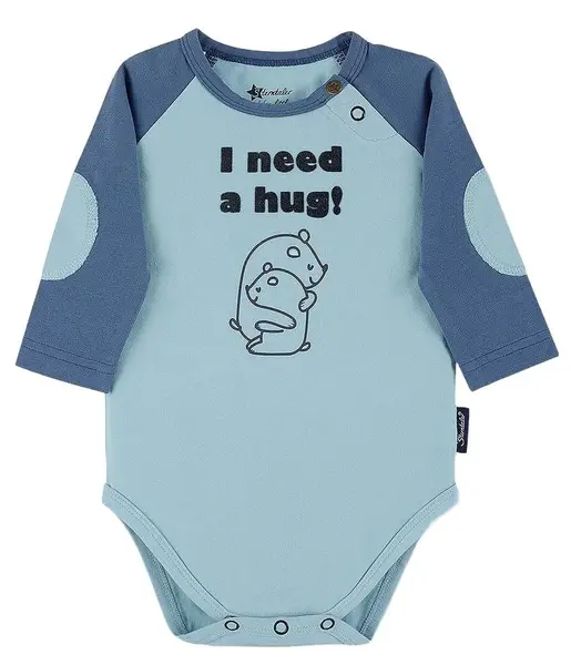 Body pentru bebelusi cu maneca lunga Sterntaler -Cu inscriptie "I need hug", 86 cm, 18-24 luni