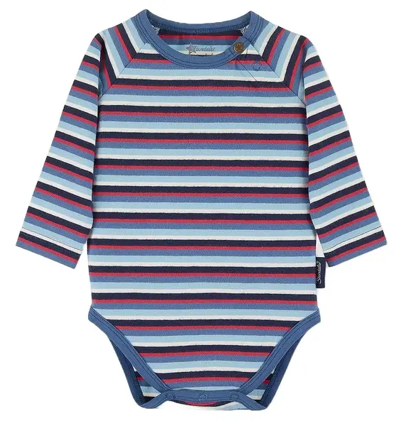 Body pentru bebelusi cu maneca lunga Sterntaler - In dungi, 92 cm, 2+ ani