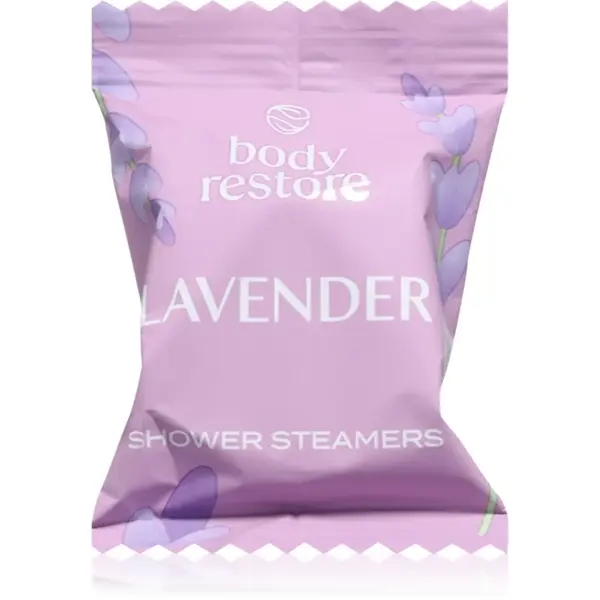 Body Restore Lavender Shower Steamers tablete pentru duș cu esente de lavanda 3 buc