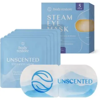 Body Restore Steam Eye Mask Unscented mască pentru zona ochilor fara parfum