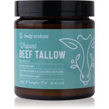 Body Restore Whipped Beef Tallow Balm Eucalyptus & Mint crema de corp nutritiva