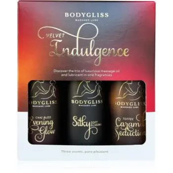 BodyGliss Velvet Indulgence Travel Edition ulei de masaj pe bază de silicon