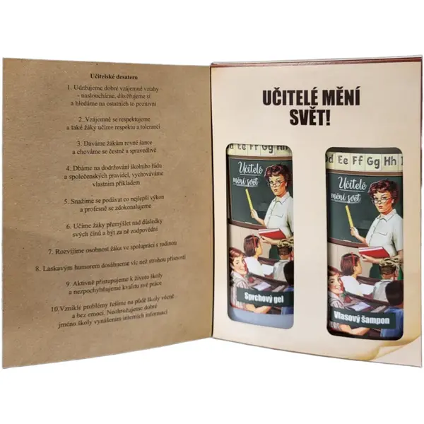 Bohemia Gifts Book Teachers Change the World set cadou