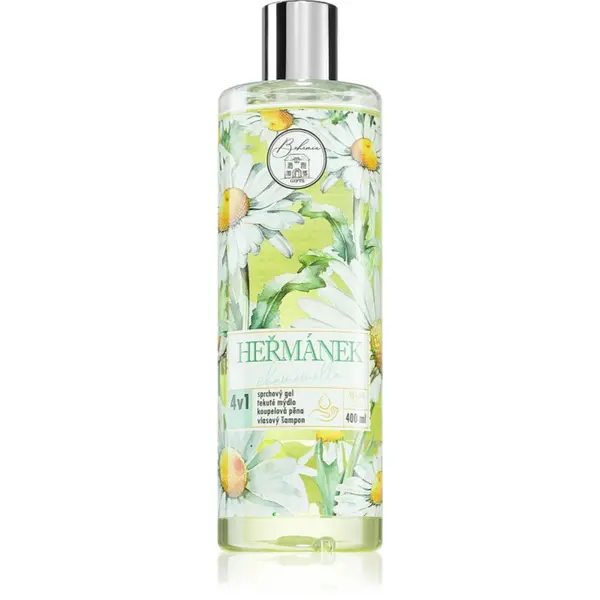 Bohemia Gifts Chamomile gel de duș pentru corp și păr 4 in 1 400 ml