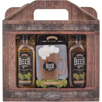 Bohemia Gifts & Cosmetics Beer Spa set cadou pentru corp si par pentru bărbați