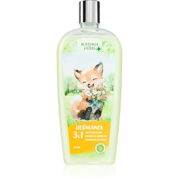 Bohemia Gifts & Cosmetics Bohemia Herbs Chamomile spumant de baie și gel de duș pentru copii 500 ml