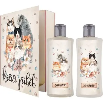 Bohemia Gifts & Cosmetics Book Cat's Tale set cadou