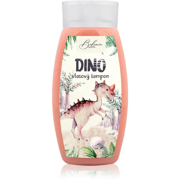 Bohemia Gifts & Cosmetics Dino Strawberry șampon de păr pentru copii 250 ml