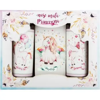 Bohemia Gifts & Cosmetics Unicorn set cadou pentru cadă pentru copii
