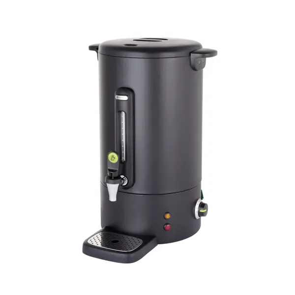 Boiler bauturi fierbinti, inox, Concept Line, 1650W, 18L, termostat 0 - 100C, potrivit si pentru uz profesional, negru mat