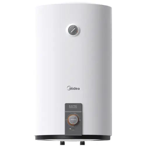 Boiler electric Midea D50-20EFN1 Seria Salute, model cilindric, volum 50L, control electronic, Supapa de siguranta de reducere a presiunii, protectie supraincalzire, Wifi