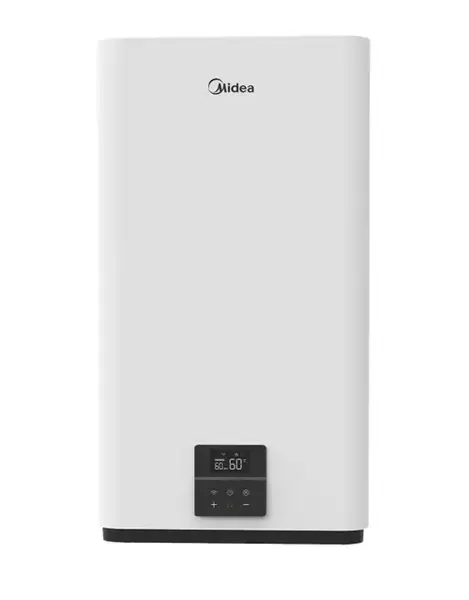 Boiler electric Midea Salute D50-20ED6, model Double Tank, 47 L, Element incalzire uscat Plug & Play, Supapa de siguranta de reducere a presiunii, Wifi (Alb)