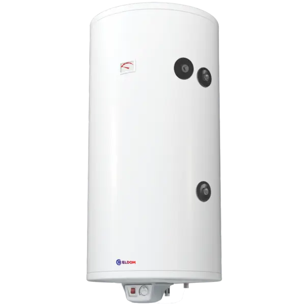 Boiler termoelectric cu o serpentina, Eldom GREEN LINE WVM20059FSR, 200 Litri, 3 Kw, serpentina pe partea dreapta