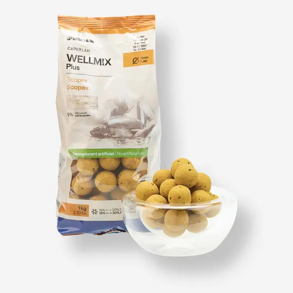 Boilies Pescuit la Crap Wellmix Plus 25mm 1kg Scopex
