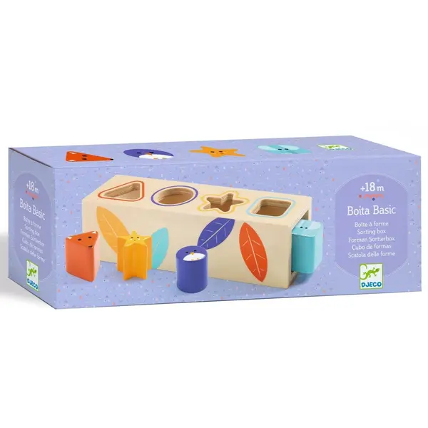 Boita Basic Djeco, cutia formelor