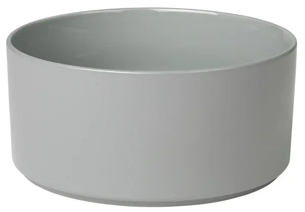 Bol adânc Blomus - Pilar, 20 cm, 1.7 L, gri deschis