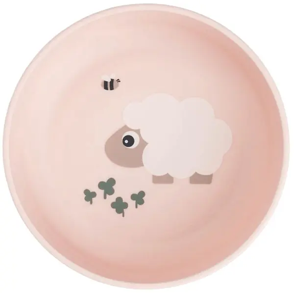 Bol antiderapant Done by Deer - Tiny farm, Powder, 375 ml