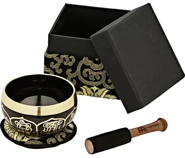 Bol cântător Meinl - SB-OR-300-BK, 9.5cm, negru/auriu