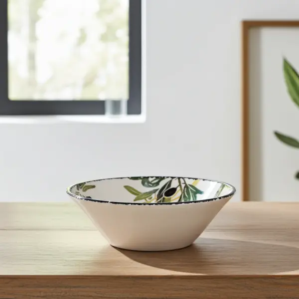 Bol ceramic Morello - Olive, 14.3 cm