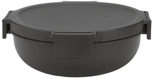 Bol de salată Brabantia - Make & Take, 1.3 L, gri închis