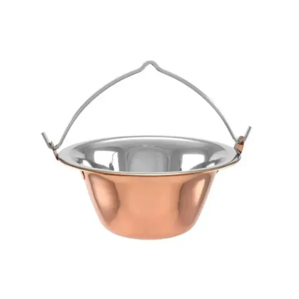 Bol de Servire pentru Gulas din Otel Inoxidabil si Cupru, Perfect Home, 0.8 l