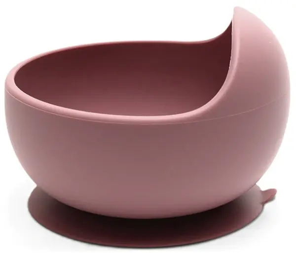 Bol din silicon cu vid Lorelli - Natural, Dink Pink