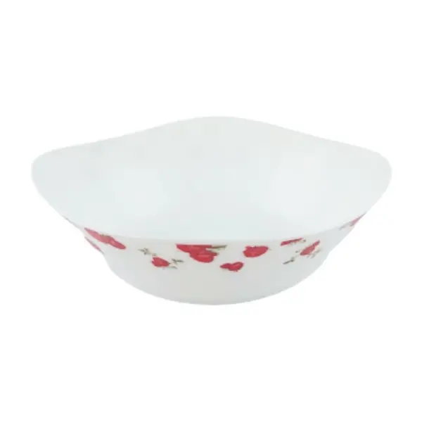 Bol Patrat pentru Salata 25 x 25 cm, Opal Red Mahour