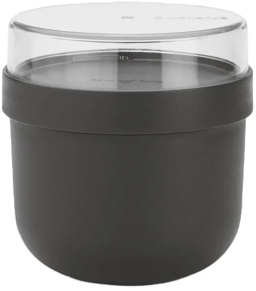 Bol pentru micul dejun Brabantia - Make & Take, 500 ml, gri închis