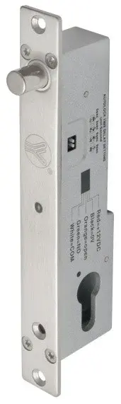 Bolt electric fail-secure incastrat YB-500C(LED), temporizare, senzor magnetic, monitorizare usa, LED bicolor, 12V