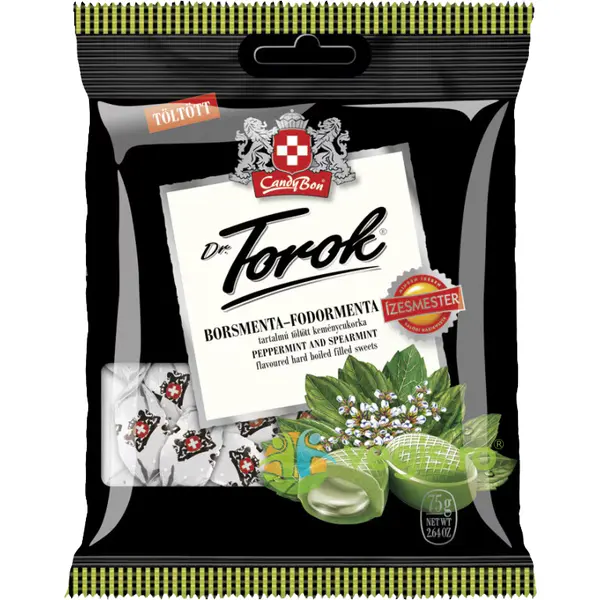 Bomboane cu Menta Dr. Torok 75g