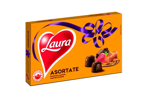 Bomboane de ciocolata Laura asortate 138 g Bomboane de ciocolata Laura asortate 138 g
