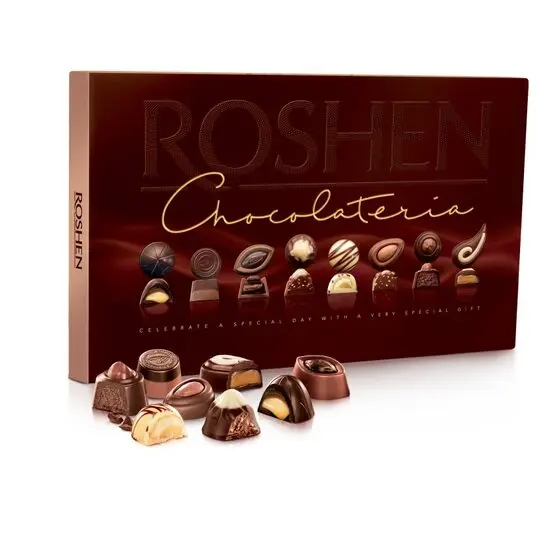 Bomboane de ciocolata Roshen Chocolateria Gift Selection Chocolate Gift Box, 194g Engros