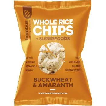 Bombus Whole Rice Chips chipsuri din orez