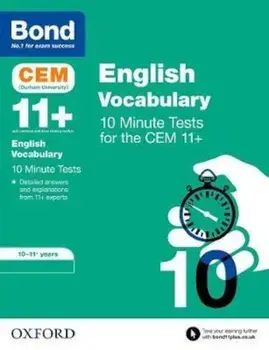 Bond 11+: CEM Vocabulary 10 Minute Tests, Paperback/***