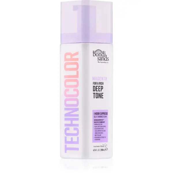 Bondi Sands Technocolor Magenta spuma autobronzanta culoare Deep Rich Tone 200 ml