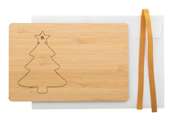 BooCard felicitare de Crăciun, flocon de neige - natural