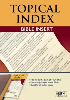 Book: Topical Bible Index Insert, Paperback/***