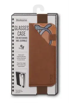 Bookaroo Glasses Case - Brown/***