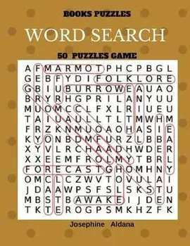 Books Puzzles Word Search 50 Puzzles Game: Large Print Word Find, Paperback/Josephine Aldana