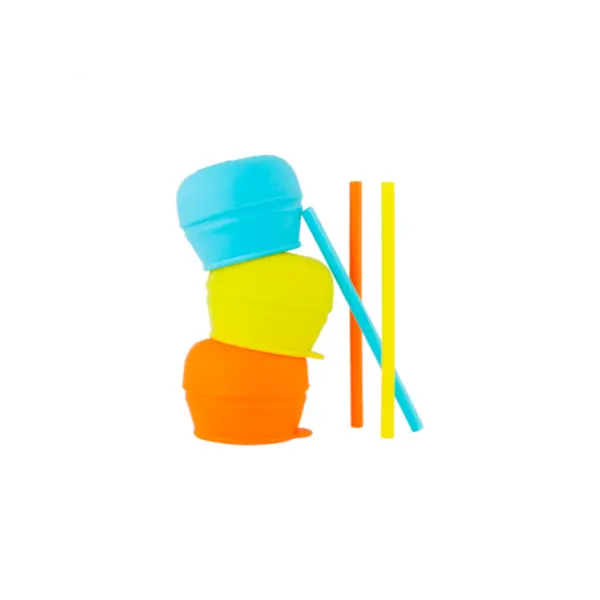 Boon SNUG Universal Non-Spilling Straw Caps - 3 bucăți