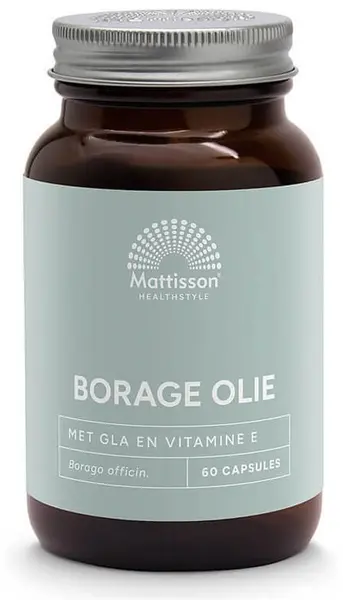 Borage Oil, 1000 mg, 60 capsule, Mattisson Healthstyle