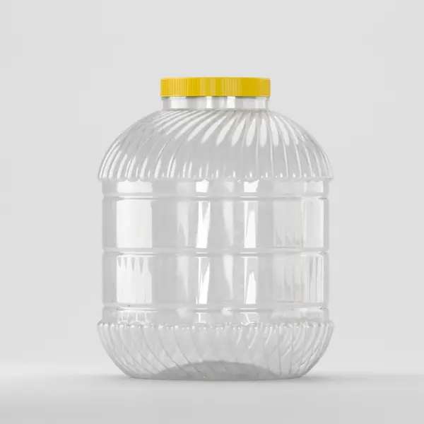 Borcan PET 10 L transparent cu capac