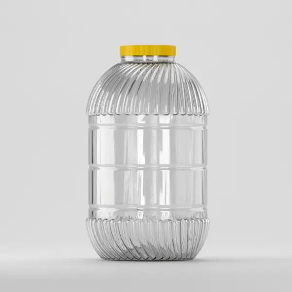Borcan PET 15 L transparent cu capac