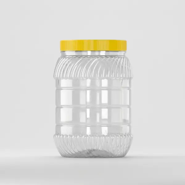 Borcan PET 2 L transparent cu capac