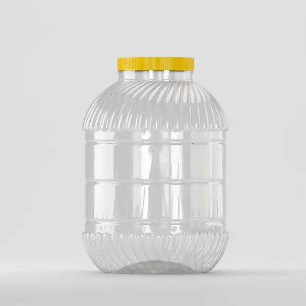 Borcan PET 8 L transparent cu capac